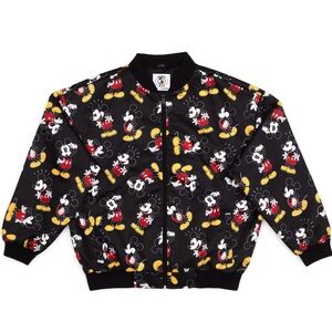 Disney Store Mickey Mouse Ladies' Bomber Jacket sz